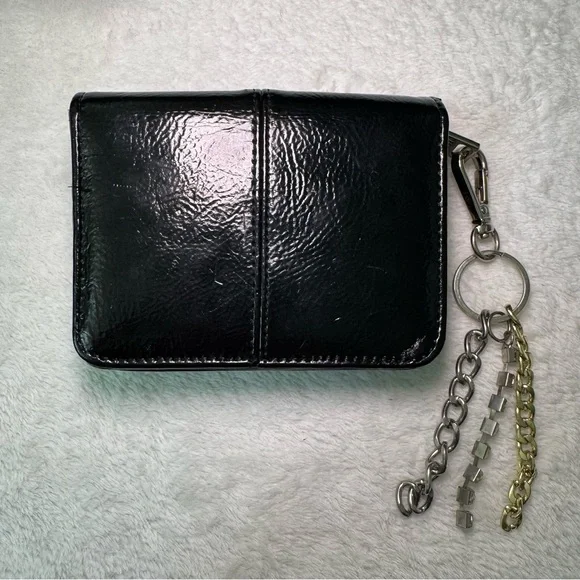 Vintage Steve Madden Black Wallet with Cute Bag Charms - Picture 4 of 6